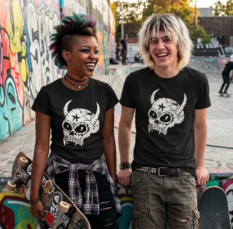 Anarxy - Vampire Skull T-Shirt